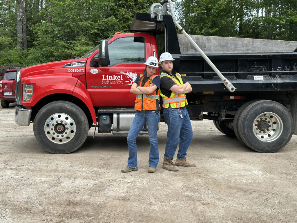 Linkel Team in front of truck